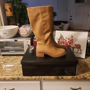 Nicole Miller Brown Heeled Boots